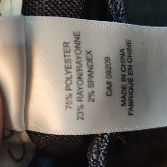 cleo PETITES curvy wide leg grey trousers size 8 - Picture 5 of 5